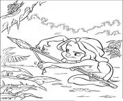 Coloriage tarzan 11 dessin