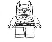 simple batman lego movie 2016 dessin à colorier