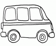 Coloriage voiture camion dessin