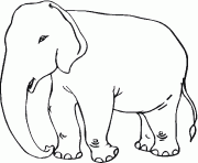 elephant a colorier dessin à colorier