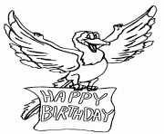 happy birthday dessin à colorier
