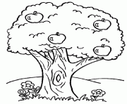 Coloriage arbre 94 dessin