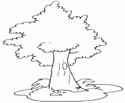 Coloriage arbre 112 dessin