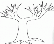 Coloriage arbre 3 dessin