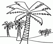 Coloriage singe suspendu a un arbre dessin