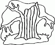 Coloriage arbre 1 dessin