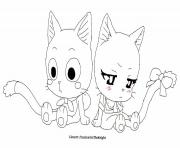 Coloriage fairy tail manga 13 dessin