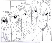 Coloriage fairy tail le film dessin