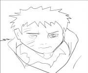 Coloriage manga naruto 83 dessin