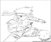 Coloriage Kiba Inuzuka is a member of Konohagakures Inuzuka clan dessin