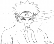 Coloriage manga naruto 229 dessin