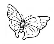 papillon tribal dessin à colorier