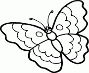 papillon 3 dessin à colorier