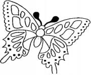 papillon 46 dessin à colorier