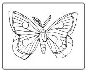 papillon 9 dessin à colorier