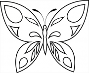 papillon 47 dessin à colorier