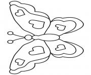 papillon 7 dessin à colorier