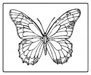 papillon 8 dessin à colorier