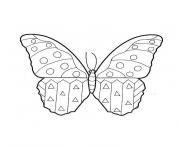 papillon maternelle dessin à colorier