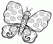papillon 25 dessin à colorier