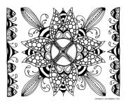 Coloriage formes geometriques harmonieuses dessin