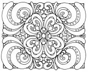 Coloriage adulte motifs dessin