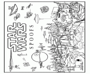 star wars 90 dessin à colorier