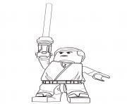 Coloriage star wars lego lucas