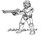 Coloriage Strormtrooper star wars 7 dessin