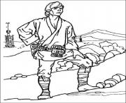 Coloriage nettoyer et passer le ballet star wars dessin