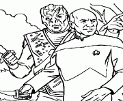 Star Trek dessin à colorier