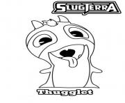 Coloriage slugterra thugglet