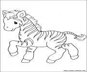 zebre 25 dessin à colorier