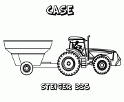 Coloriage tracteur 87 dessin