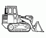 Coloriage tracteur avec un animal dessin