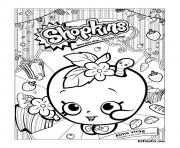 Coloriage Shopkins Doll Chef Club Bubbleleisha dessin