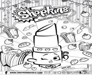 Coloriage shopkins saison 9 wild style dessin