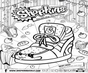 Coloriage Shopkins Cutie Cars dessin