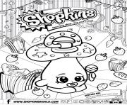 Coloriage cupcake queen shopkins dessin