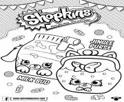 Coloriage shopkins strawberry kiss dessin