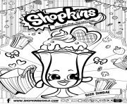 shopkins suzie sundae dessin à colorier