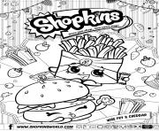 Coloriage shopkins shoppies macy melty stack macaron family dessin