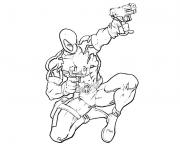 Coloriage deadpool avec deux epees dessin