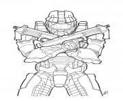 Coloriage Halo Images dessin