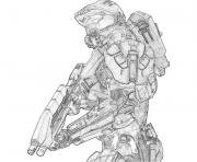 Halo 3 To Print dessin à colorier
