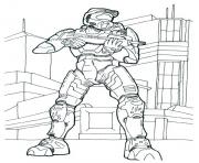 Coloriage halo reach 791x1024 dessin