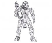 Coloriage halo gratuit dessin