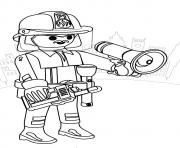 Coloriage playmobil les pirates dessin