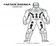 colorier captain america 67 dessin à colorier