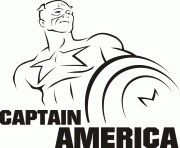 colorier captain america 75 dessin à colorier
